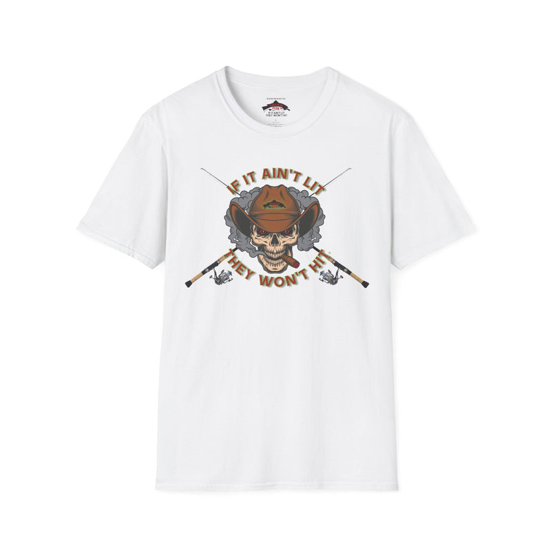 Load image into Gallery viewer, Smokin' Skull Spincast T-Shirt