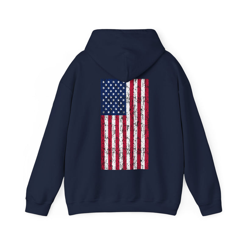 Load image into Gallery viewer, SMOKIN' Doobie Cowboy Skull Americana Spin Rod Hoodie Sweatshirt