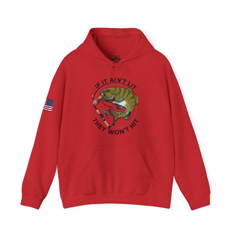 Load image into Gallery viewer, Smokin' Spinning Bass Patriot Hoodie Sweatshirt