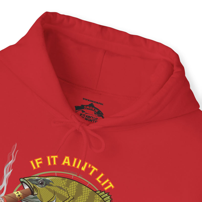 Load image into Gallery viewer, Smokin' Bass on the Fly Patriot Hoodie Sweatshirt