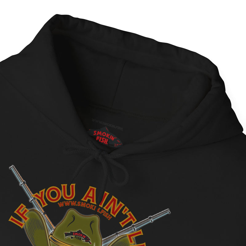 Load image into Gallery viewer, SMOKIN' Doobie Cowboy Skull Americana Spin Rod Hoodie Sweatshirt