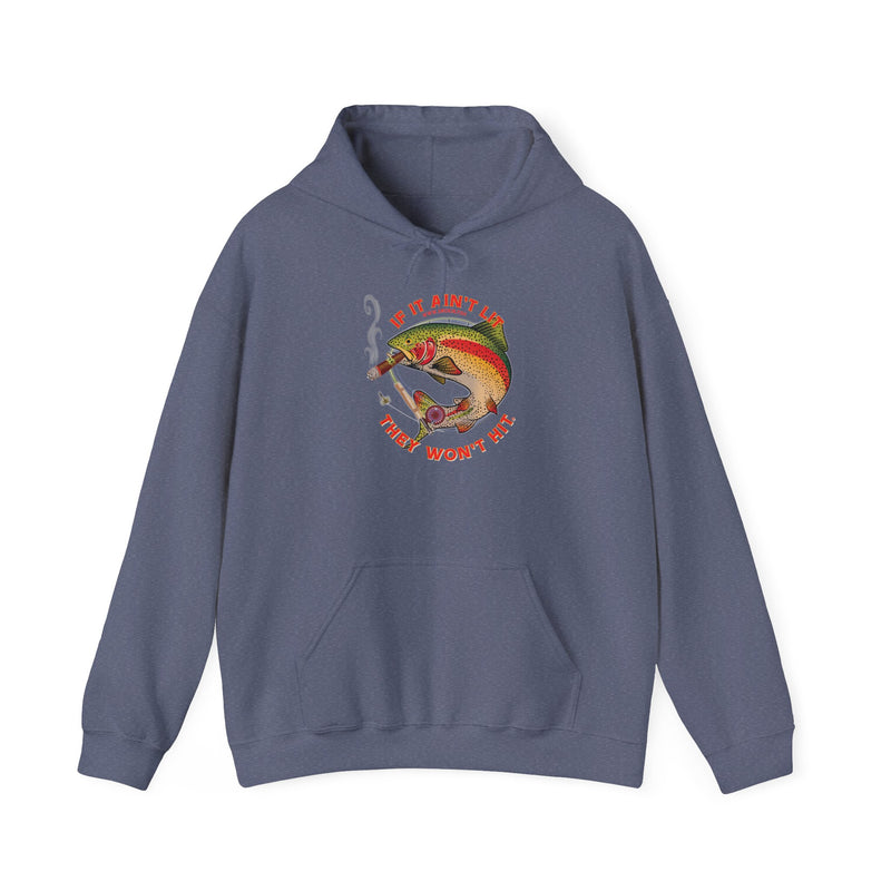 Load image into Gallery viewer, Smokin' Rainbow Trout Unisex Heavy Blend™ Hooded Sweatshirt