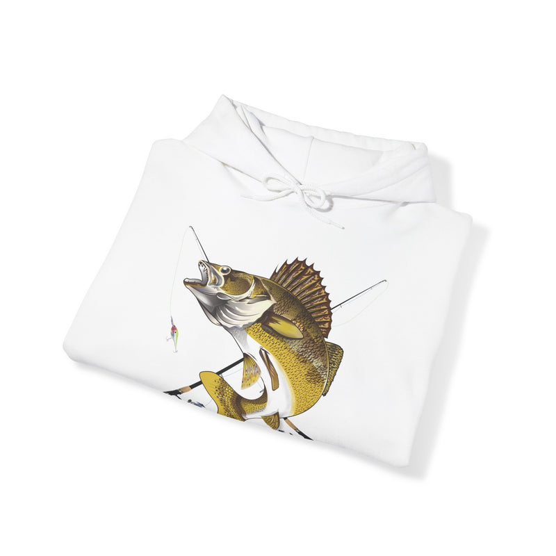 Load image into Gallery viewer, NO Smokin' Walleye Patriot Hooded Sweatshirt