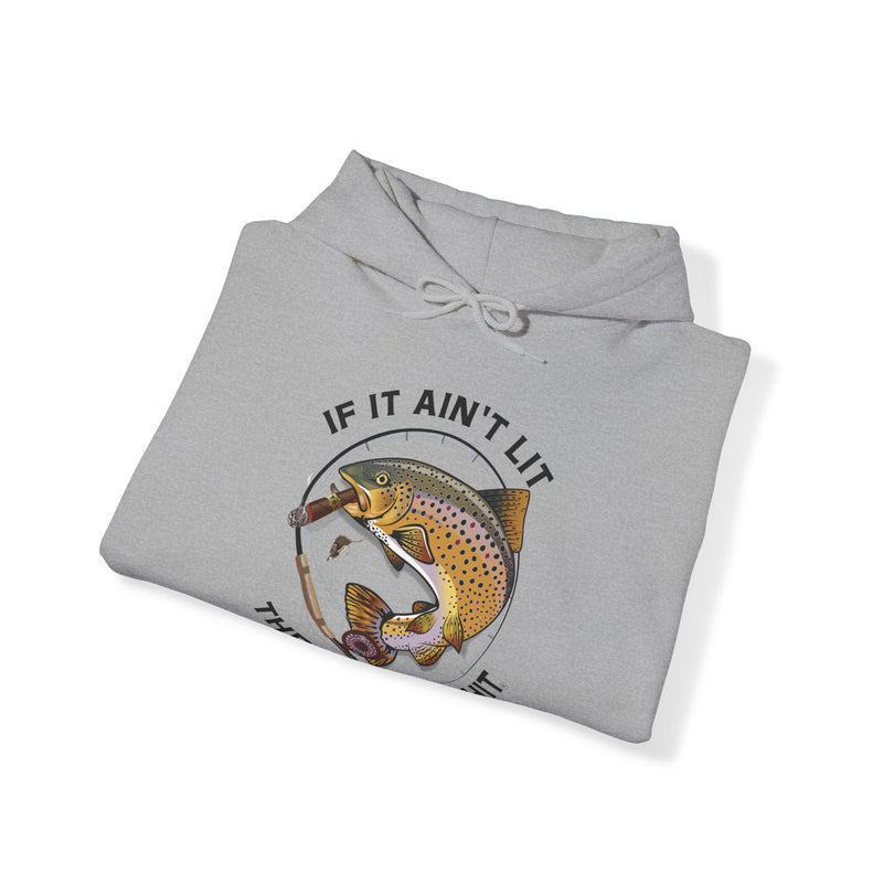 Load image into Gallery viewer, Smokin' Brown Trout & Mouse Patriot Hoodie Sweatshirt