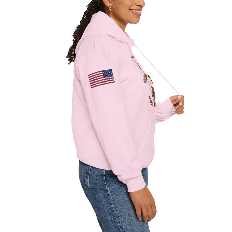 Load image into Gallery viewer, Co-Branded | Wildwood Smokin' Bass Patriot Hoodie Sweatshirt