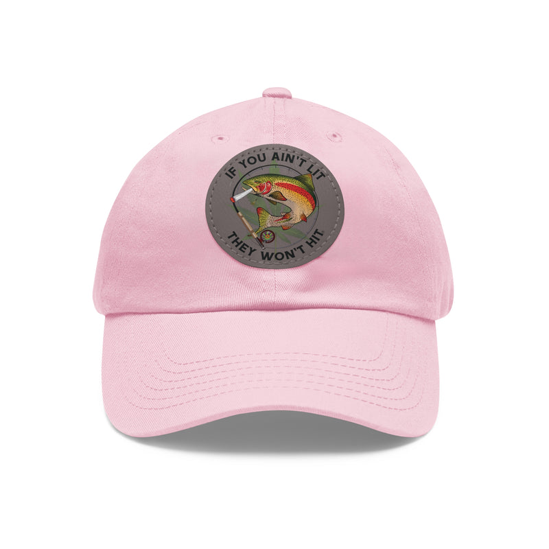 Load image into Gallery viewer, Doobie Rainbow Trout Leather Patch Cap