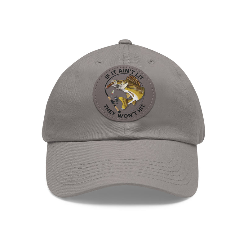 Load image into Gallery viewer, Smokin' Walleye Cap with Leather Patch