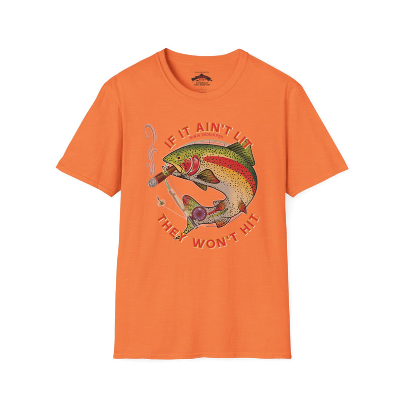 Load image into Gallery viewer, Smokin' Rainbow Trout Cigar T-Shirt