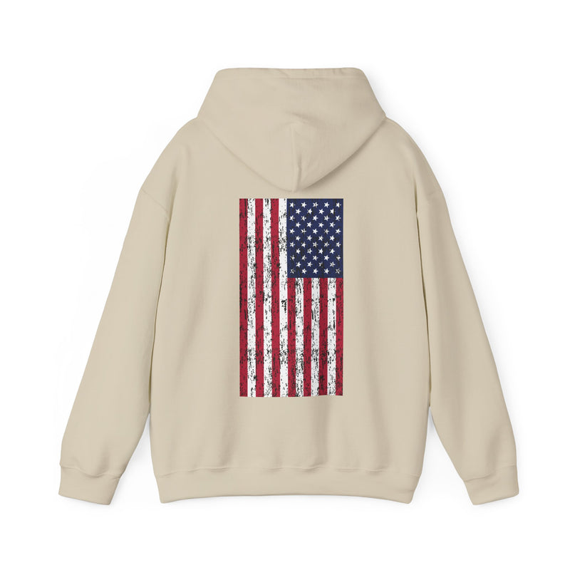 Load image into Gallery viewer, SMOKIN' Skull Spincast Americana Hoodie Sweatshirt