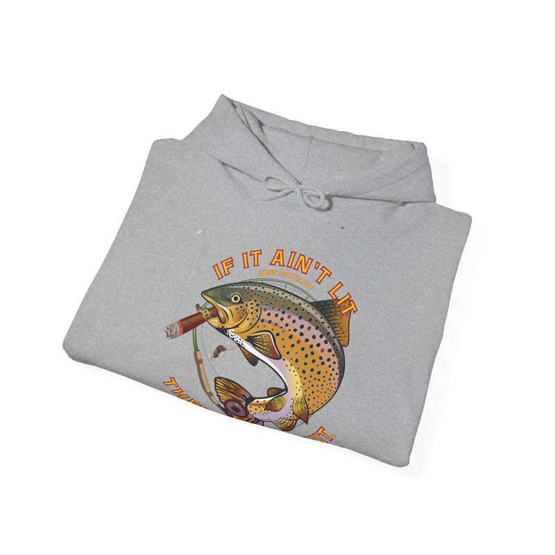 Load image into Gallery viewer, Smokin' Brown Trout Hooded Sweatshirt