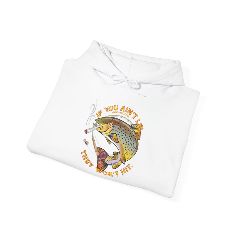 Load image into Gallery viewer, Doobie Brown Trout Unisex Heavy Blend™ Hooded Sweatshirt