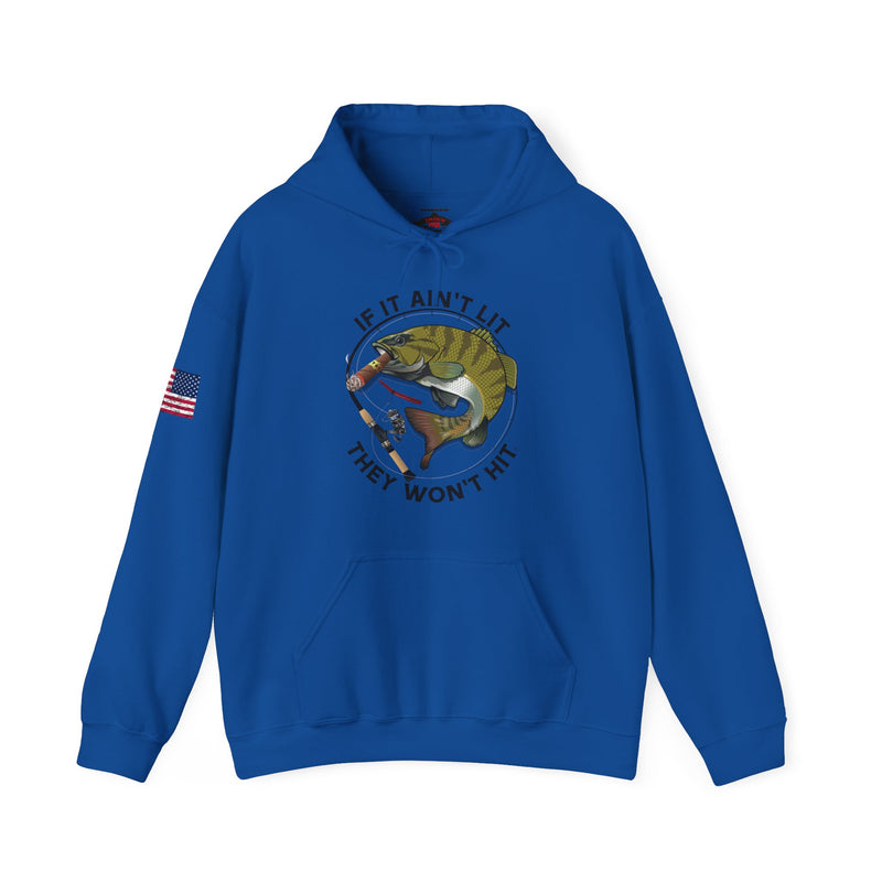 Load image into Gallery viewer, Smokin' Spinning Bass Patriot Hoodie Sweatshirt