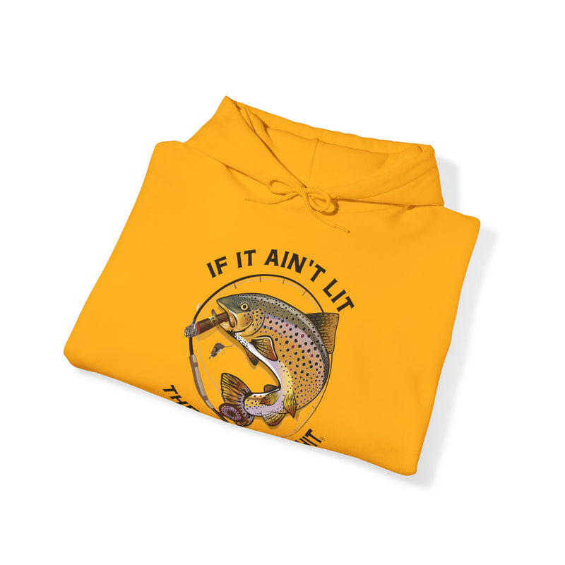 Load image into Gallery viewer, Smokin' Brown Trout & Mouse Patriot Hoodie Sweatshirt