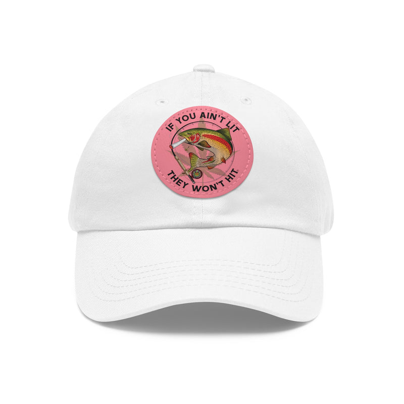 Load image into Gallery viewer, Doobie Rainbow Trout Leather Patch Cap