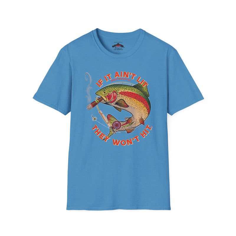 Load image into Gallery viewer, Smokin' Rainbow Trout Cigar T-Shirt