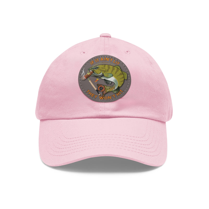 Load image into Gallery viewer, Smokin' Bass Cap Leather Patch Cap