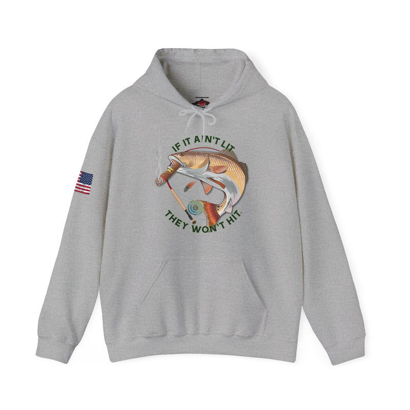 Load image into Gallery viewer, Smokin' Redfish Patriot Hooded Sweatshirt
