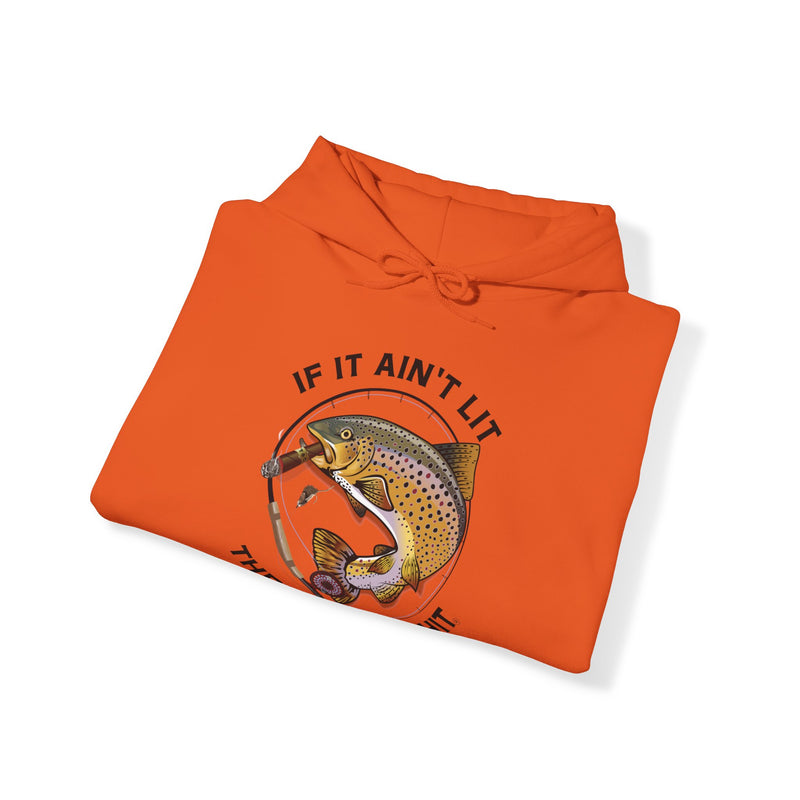 Load image into Gallery viewer, Smokin' Brown Trout & Mouse Patriot Hoodie Sweatshirt
