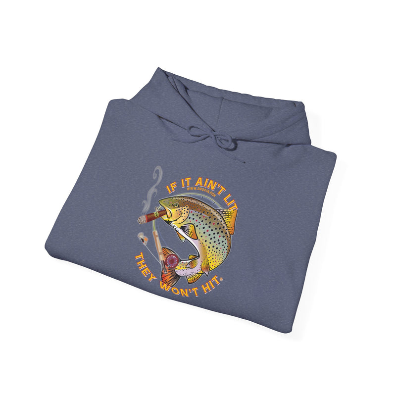 Load image into Gallery viewer, Smokin' Brown Trout Unisex Heavy Blend™ Hooded Sweatshirt