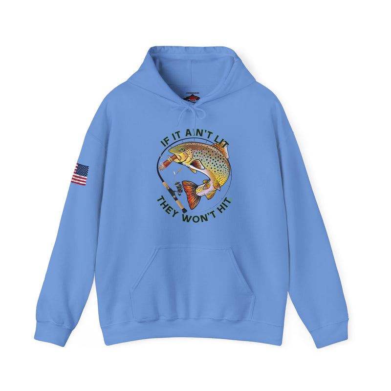 Load image into Gallery viewer, Smokin' Spinning Brown Patriot Hoodie Sweatshirt