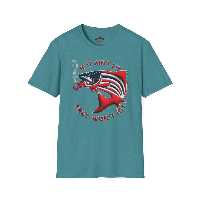 Load image into Gallery viewer, Smokin’ Fish® Americana Cigar T-Shirt