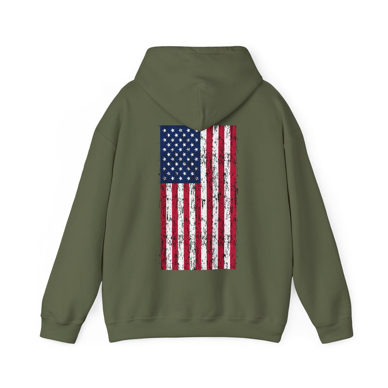 Load image into Gallery viewer, SMOKIN' Doobie Cowboy Skull Americana Spin Rod Hoodie Sweatshirt