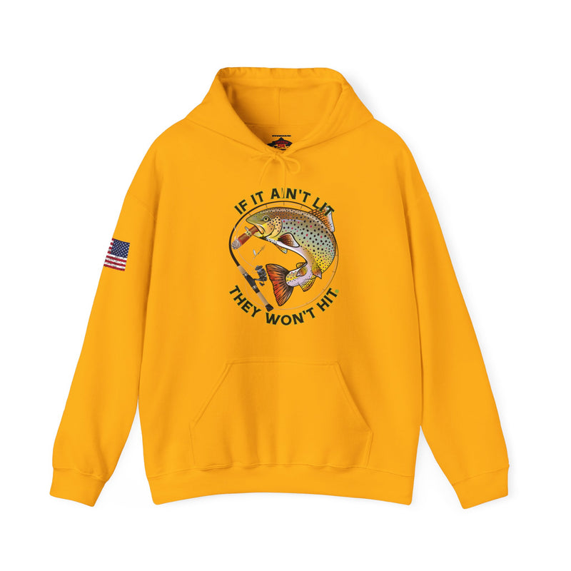 Load image into Gallery viewer, Smokin' Spinning Brown Patriot Hoodie Sweatshirt
