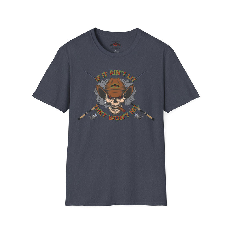 Load image into Gallery viewer, Smokin' Skull Spincast T-Shirt