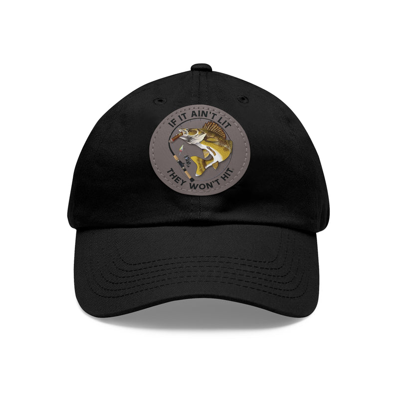 Load image into Gallery viewer, Smokin' Walleye Cap with Leather Patch