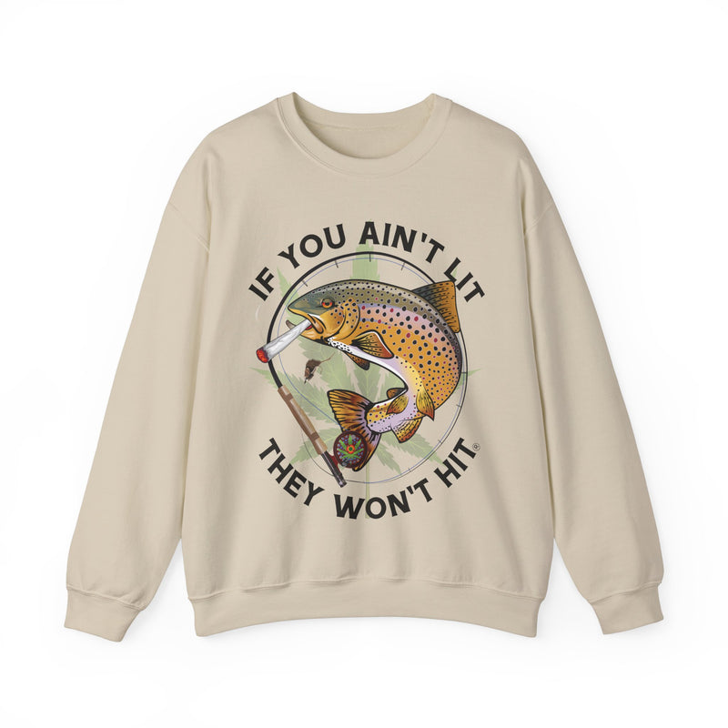 Load image into Gallery viewer, Doobie Brown Trout & Mouse Heavy Blend™ Crewneck Sweatshirt