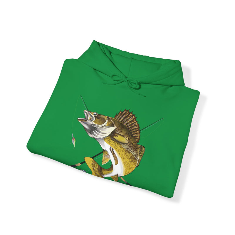 Load image into Gallery viewer, NO Smokin' Walleye Patriot Hooded Sweatshirt