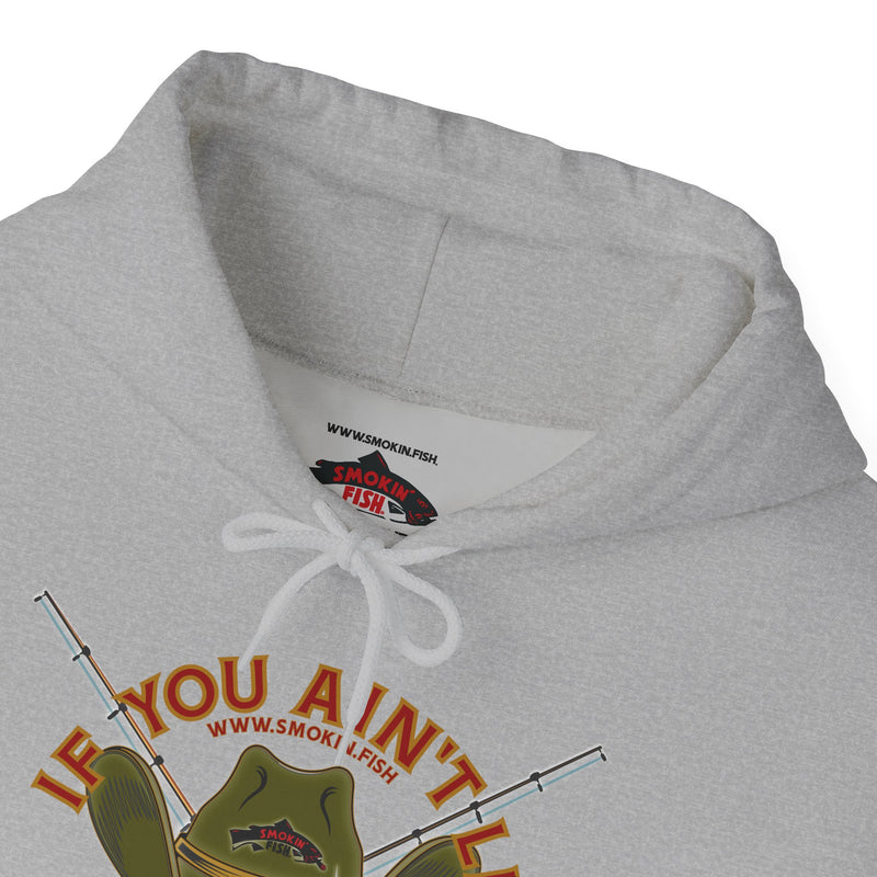 Load image into Gallery viewer, SMOKIN' Doobie Cowboy Skull Americana Spin Rod Hoodie Sweatshirt
