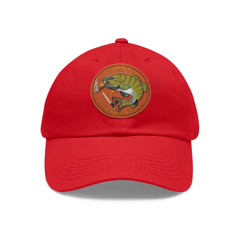 Load image into Gallery viewer, Smokin' Bass Cap Leather Patch Cap