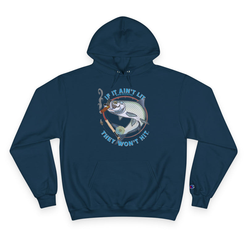 Load image into Gallery viewer, Champion Hoodie Smokin' Tarpon Sweatshirt with Double Dry® Technology