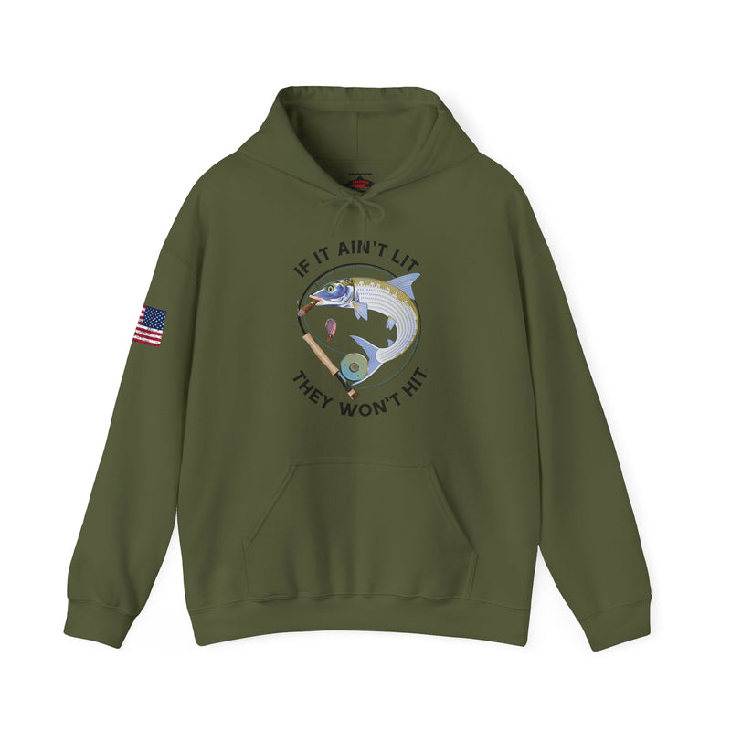 Load image into Gallery viewer, Smokin' Bonefish Patriot Hoodie Sweatshirt