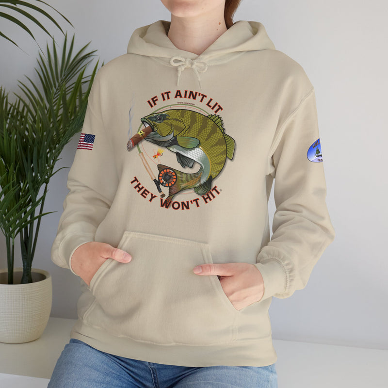 Load image into Gallery viewer, Co-Branded | Wildwood Smokin' Bass Patriot Hoodie Sweatshirt