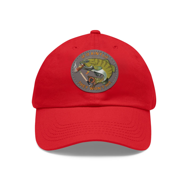 Load image into Gallery viewer, Smokin' Bass Cap Leather Patch Cap