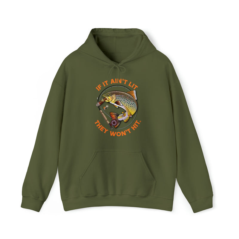 Load image into Gallery viewer, Smokin' Brown Trout Heavy Blend™ Hoodie Sweatshirt