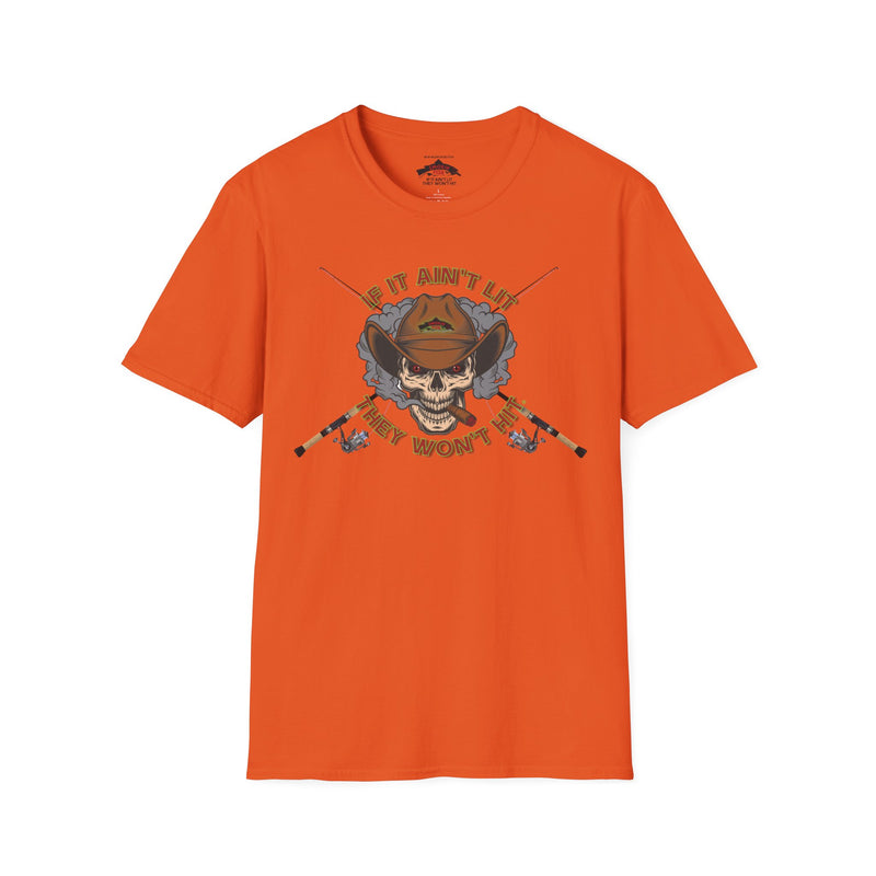 Load image into Gallery viewer, Smokin' Skull Spincast T-Shirt