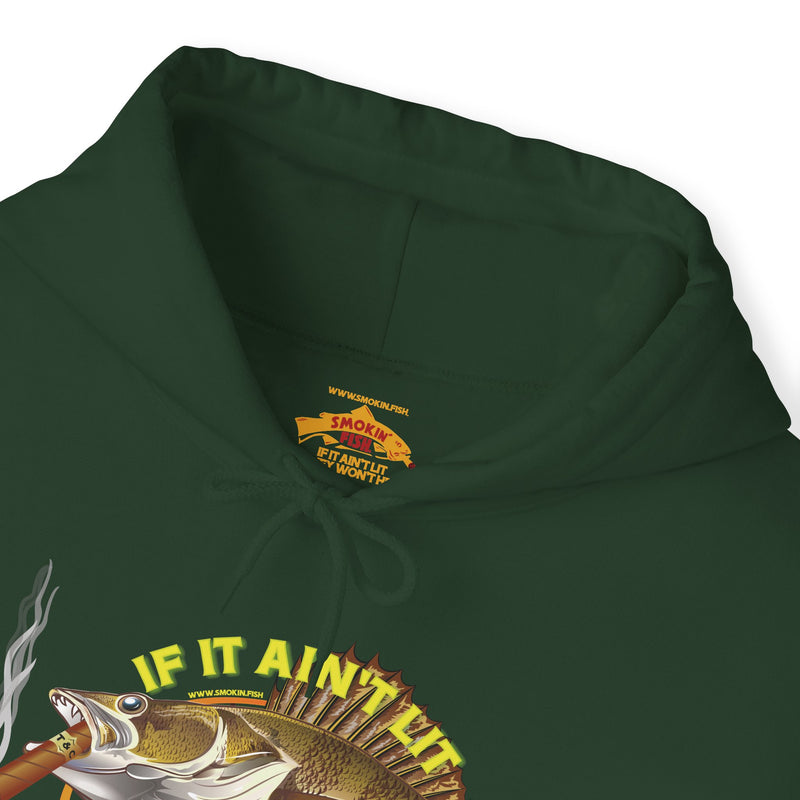 Load image into Gallery viewer, Smokin' Walleye Patriot Hoodie Sweatshirt