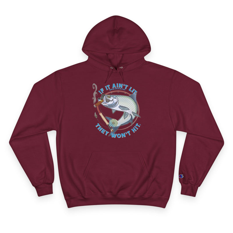 Load image into Gallery viewer, Champion Hoodie Smokin' Tarpon Sweatshirt with Double Dry® Technology