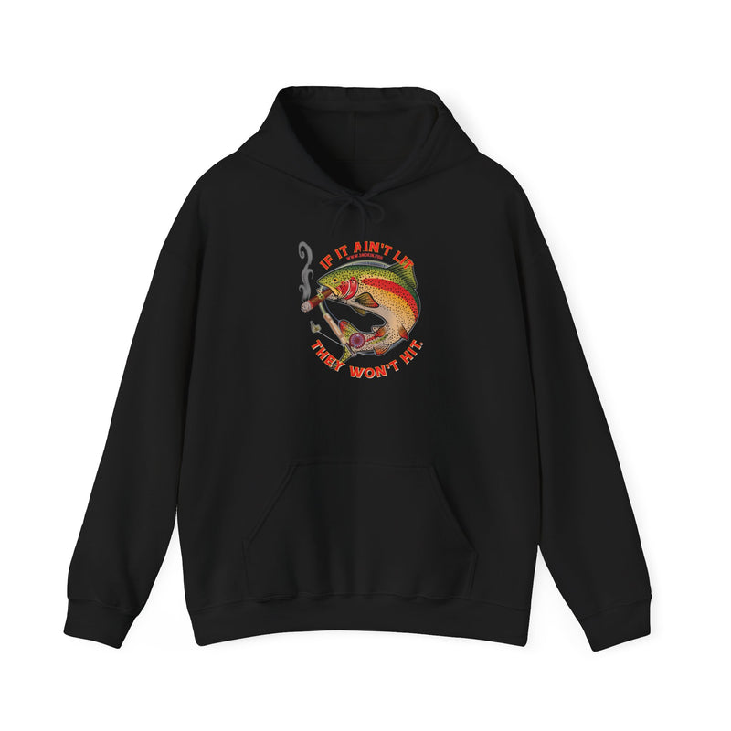 Load image into Gallery viewer, Smokin' Rainbow Trout Unisex Heavy Blend™ Hooded Sweatshirt