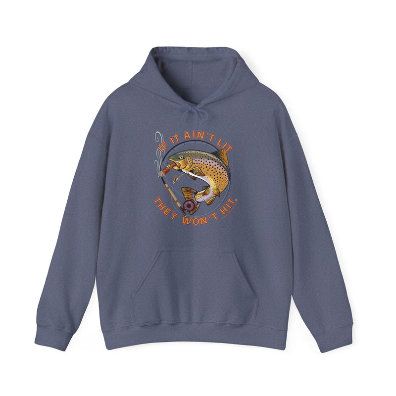 Load image into Gallery viewer, Smokin' Brown Trout & Mouse Hoodie