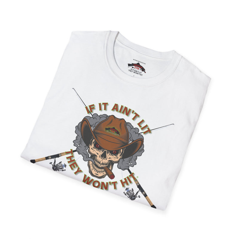 Load image into Gallery viewer, Smokin' Skull Spincast T-Shirt