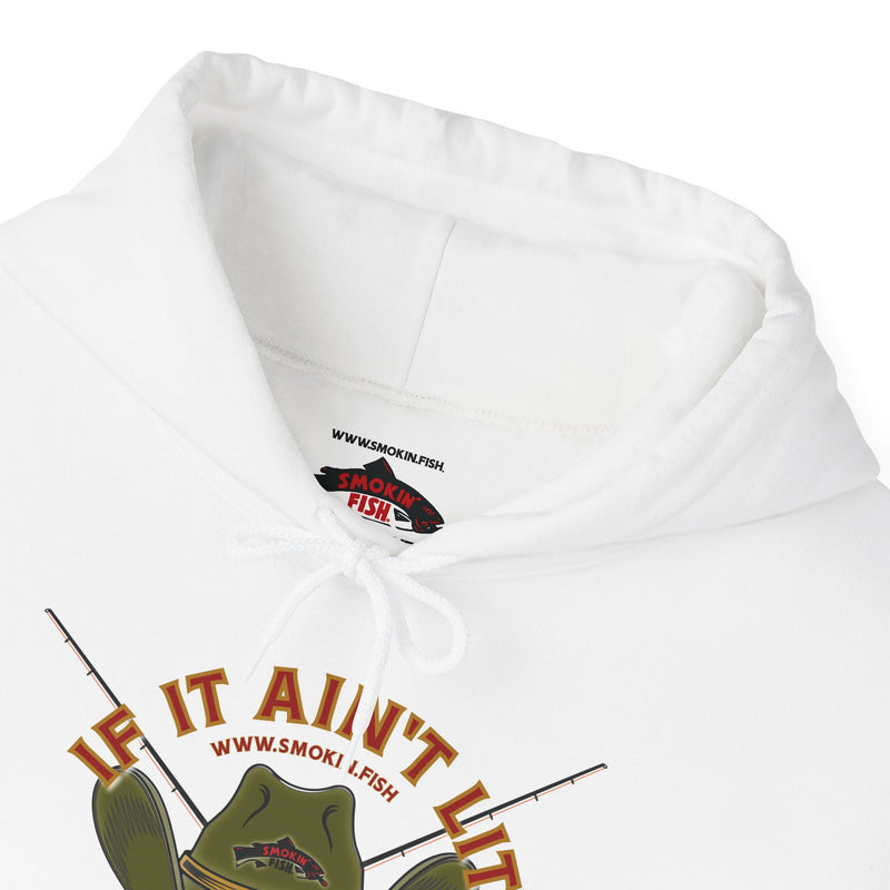 Load image into Gallery viewer, SMOKIN' Cowboy Skull Americana Fly Rod Hoodie Sweatshirt