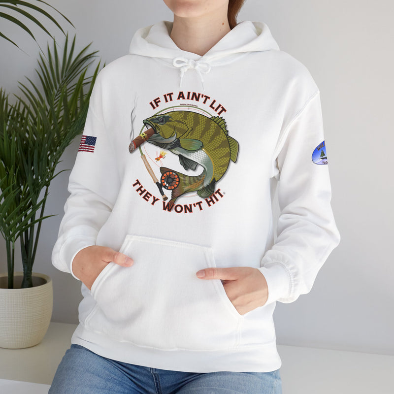 Load image into Gallery viewer, Co-Branded | Wildwood Smokin' Bass Patriot Hoodie Sweatshirt