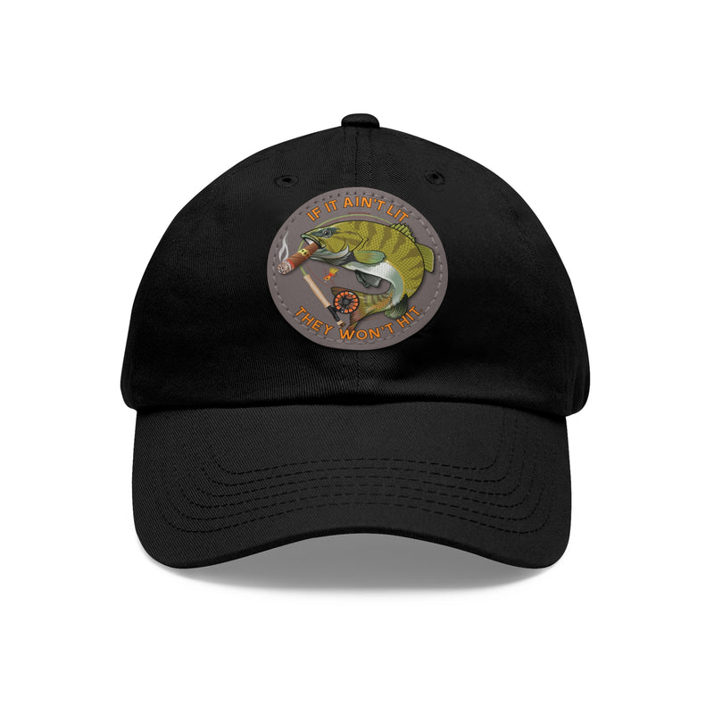 Load image into Gallery viewer, Smokin' Bass Cap Leather Patch Cap