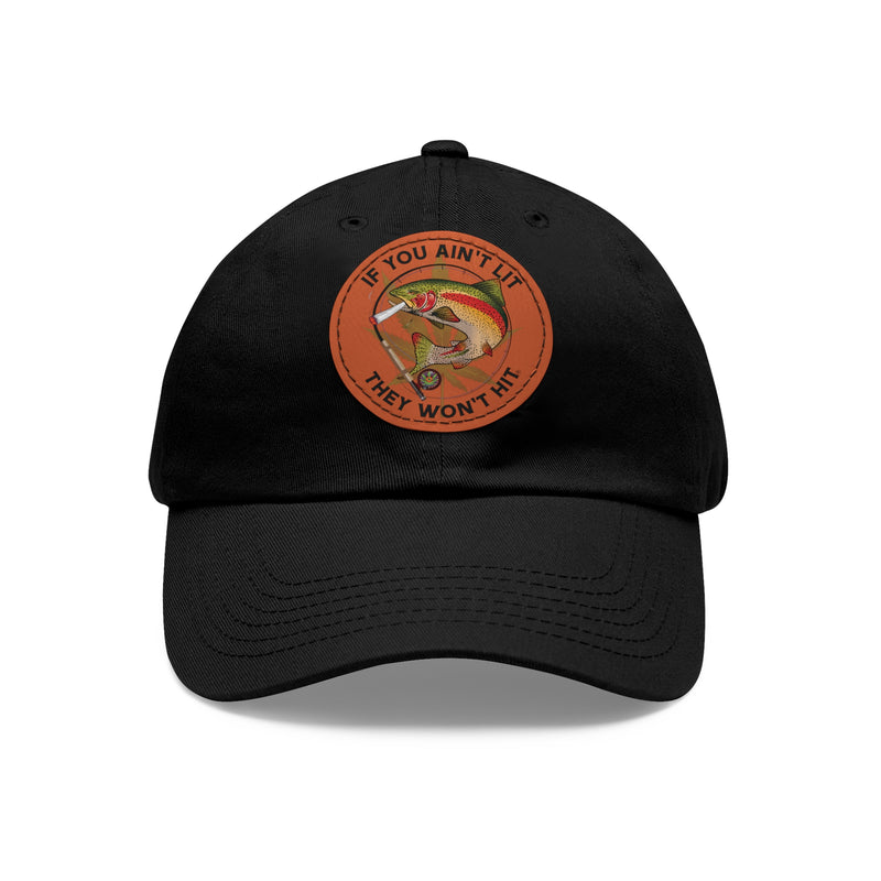 Load image into Gallery viewer, Doobie Rainbow Trout Leather Patch Cap
