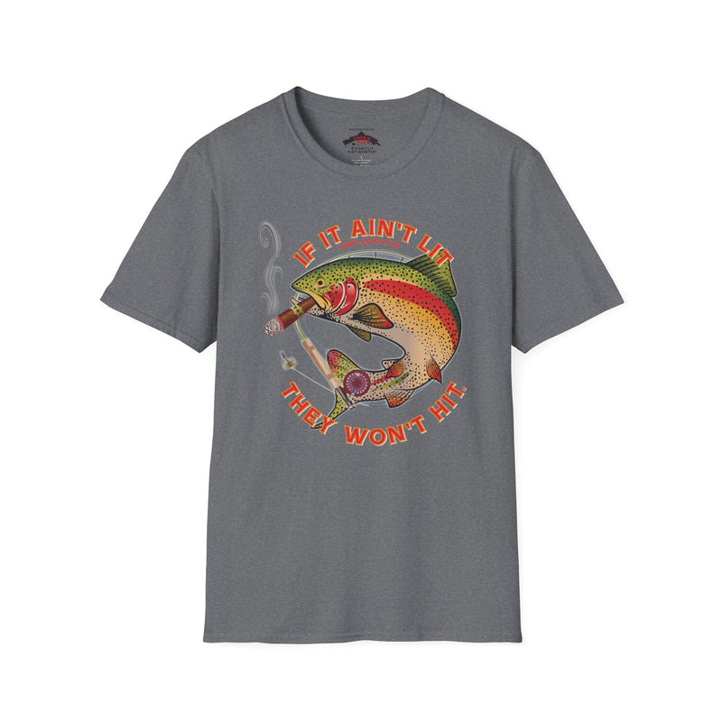 Load image into Gallery viewer, Smokin' Rainbow Trout Cigar T-Shirt