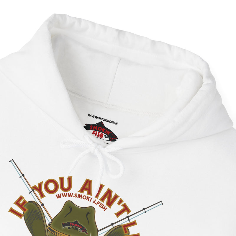 Load image into Gallery viewer, SMOKIN' Doobie Cowboy Skull Americana Spin Rod Hoodie Sweatshirt